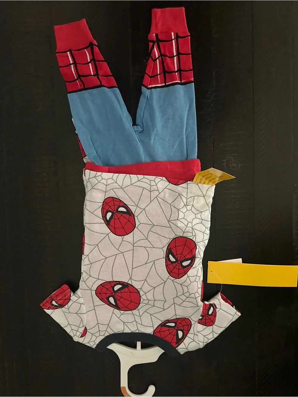 Carter's Spider Web Pajama Costume Set - Red, Blue, White